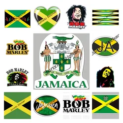 Jamaica Flag Decal Bumper Sticker Bob Marley Reggae Music Stickers Skateboard Guitar Car Laptop Motorcycle Cool Graffiti Decal