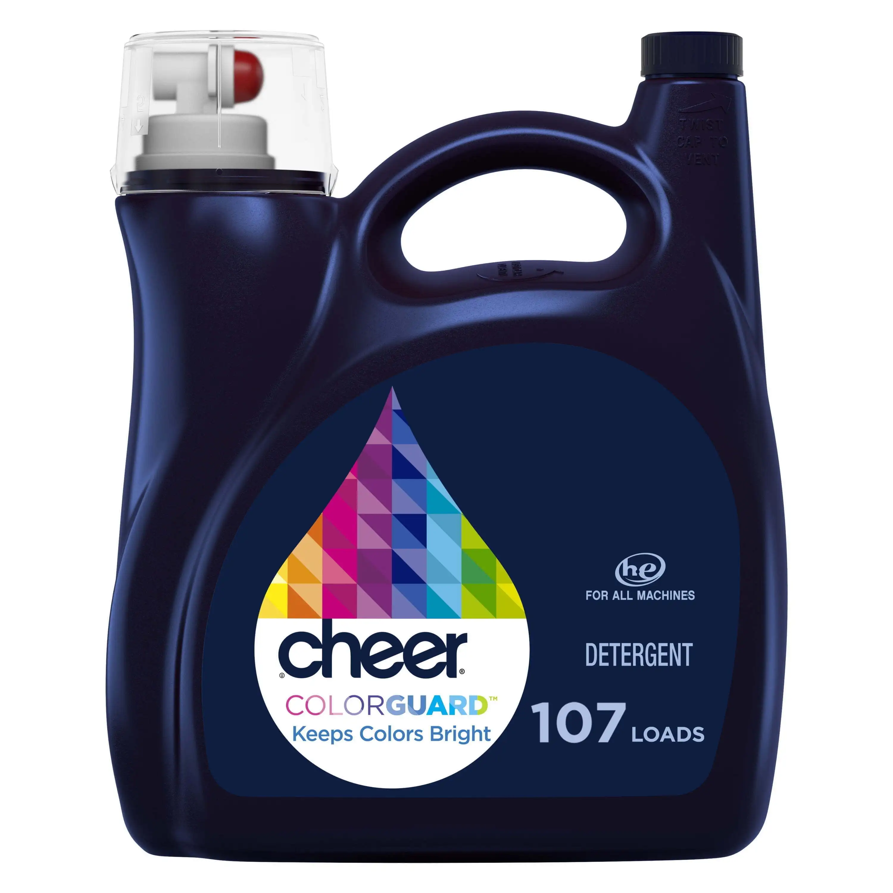 

Liquid Laundry Detergent HE Compatible 154 Fl Oz 107 Loads Formulated To Help Colorful Clothes Stay Colorful