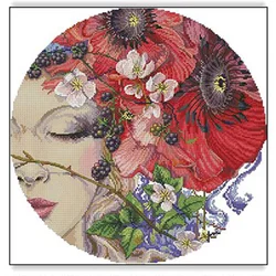 ZZ5094 For Needlework Kit NOT PRINTED Cross stich Painting Set Cross Stitch Kits Cross-stitch Embroidery Set Stitch Kits Cross