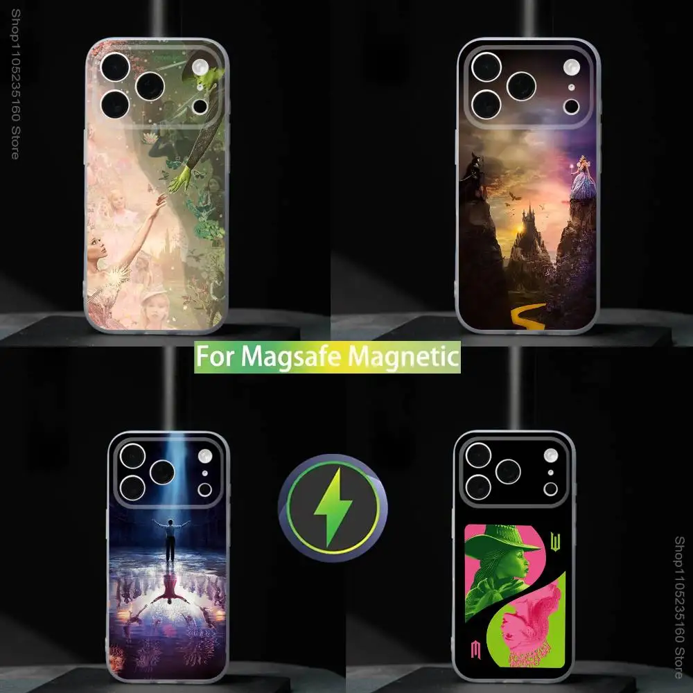 

W-Wicked-d Musical Green For iPhone 11,12,13,14,15,16,17,Pro,Max,Plus,Mini,SE4,E Phone Case With Magsafe Wireless