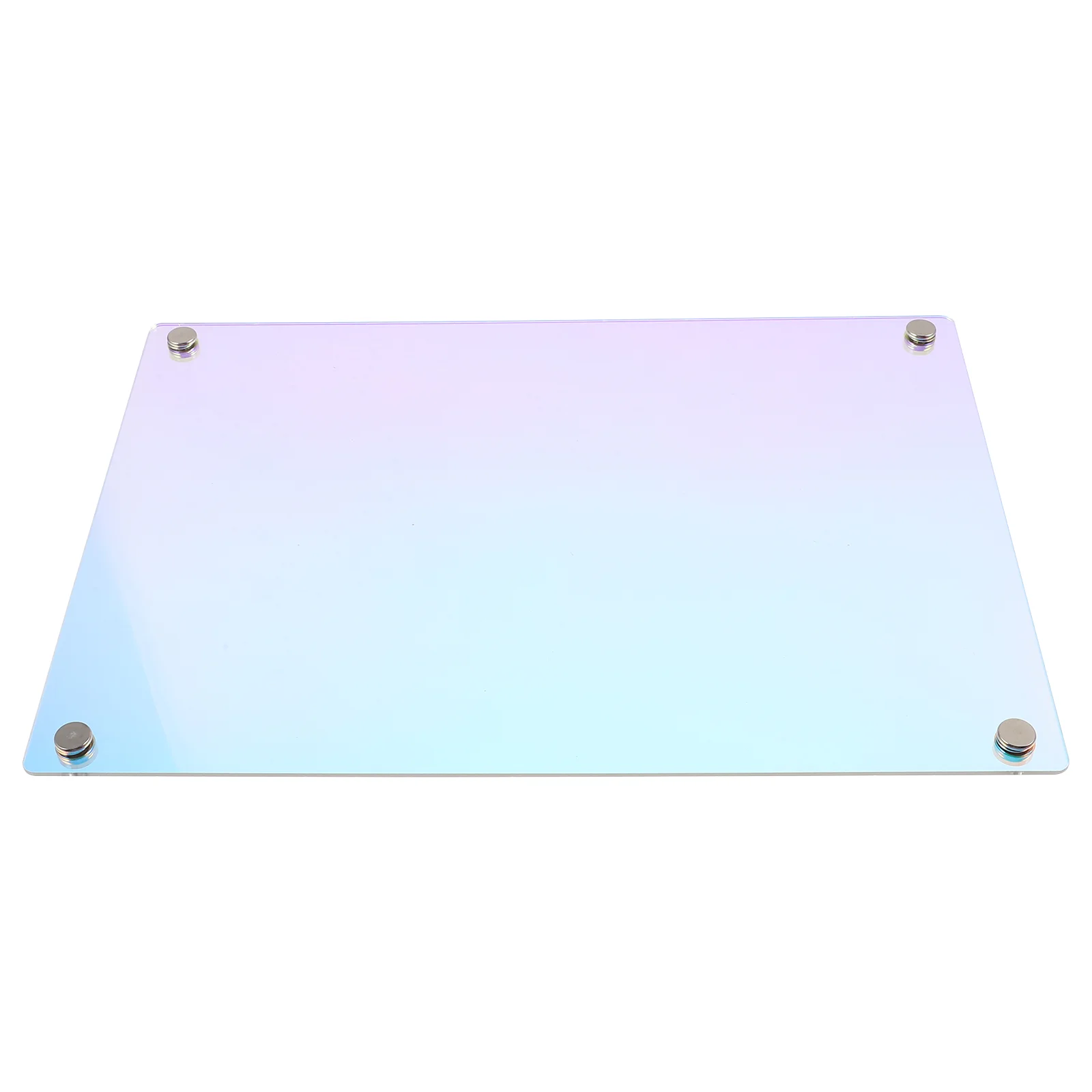 Placa de escrita apagável colorida apagável a seco planejamento acrílico branco para geladeira quadro branco de escritório magnético