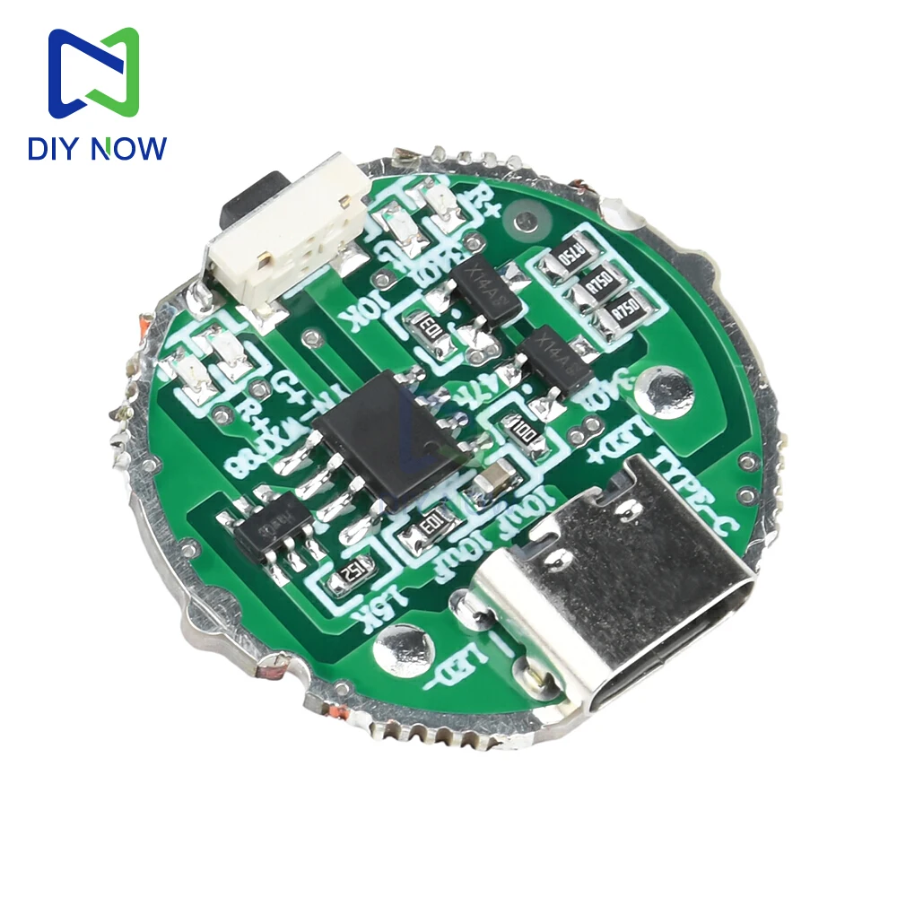

3 Speed ​​Driver Board Flashlight Driver Accessories Circuit Board Switch Charging Integrated Board for 10 Watt Beads DIY