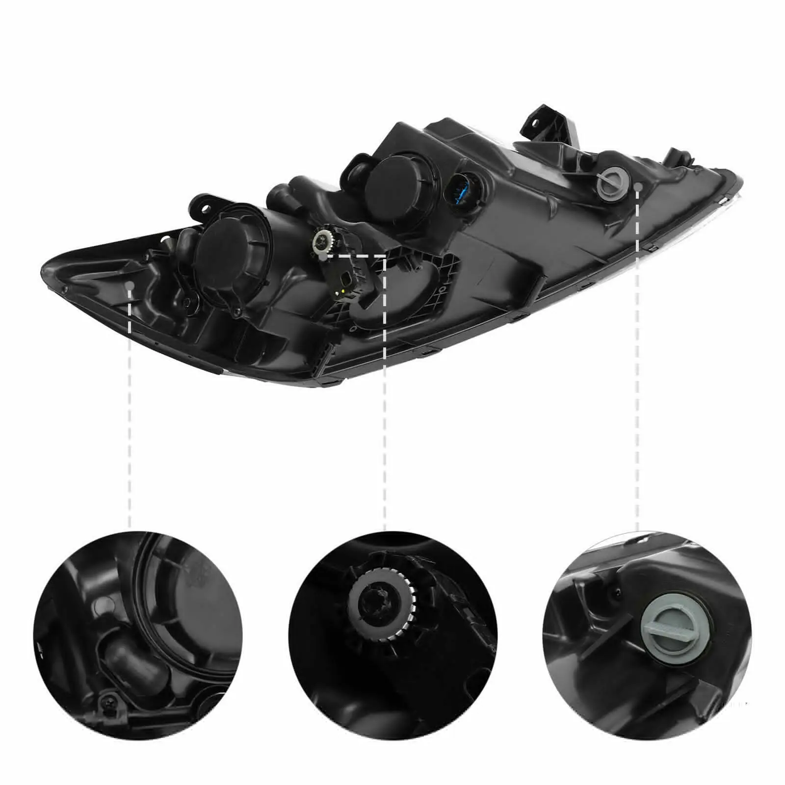 driver side headlight assembly 6