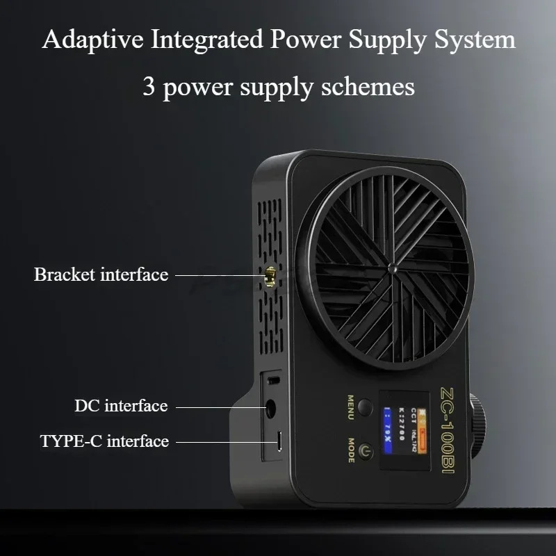 100W Photography Short Video Live Shooting Lighting Pocket Light Outdoor Portable LED Light