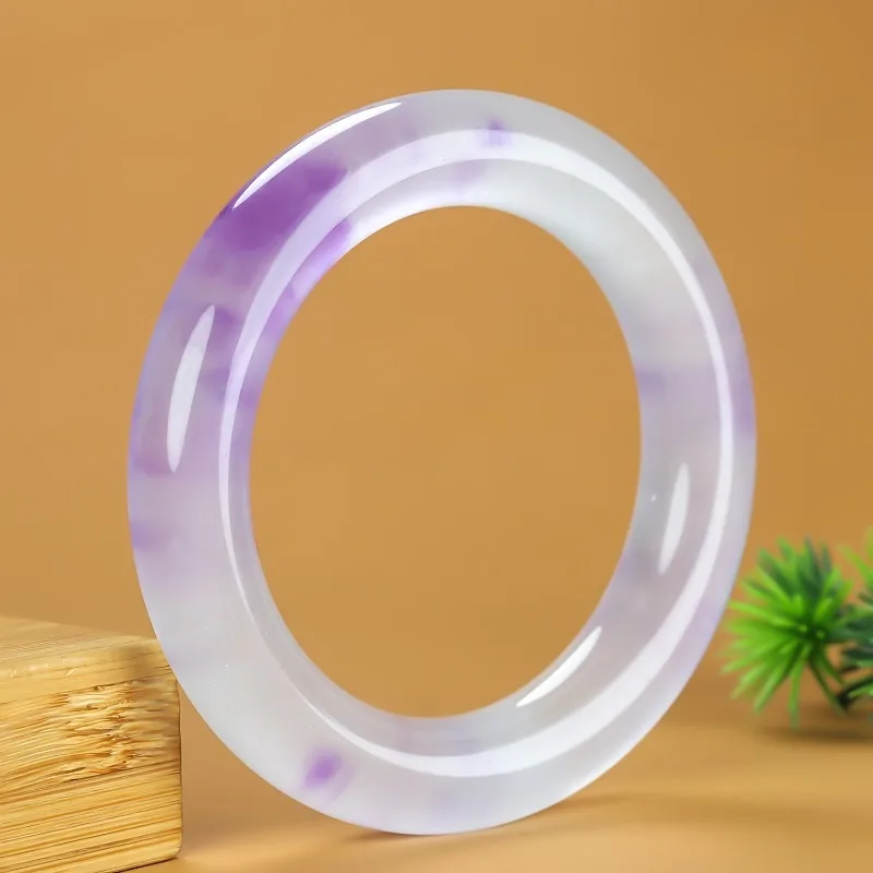 

Elegant Style Quartzite Jade Purple Bracelet Women's