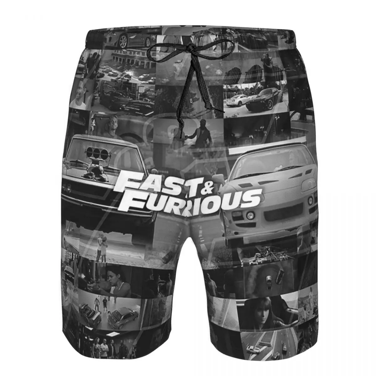 

Fast And Furious Is History Of Legend Trunks Beach Board Shorts Casual Quick Dry Swim Summer Men Pants