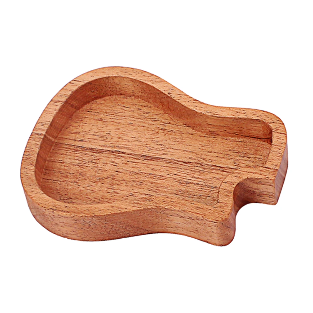 

Guitar Plectrum Case Holder Wood Acoustic Storage Mini Display Waterproof Durable Fashionable Protect Dust