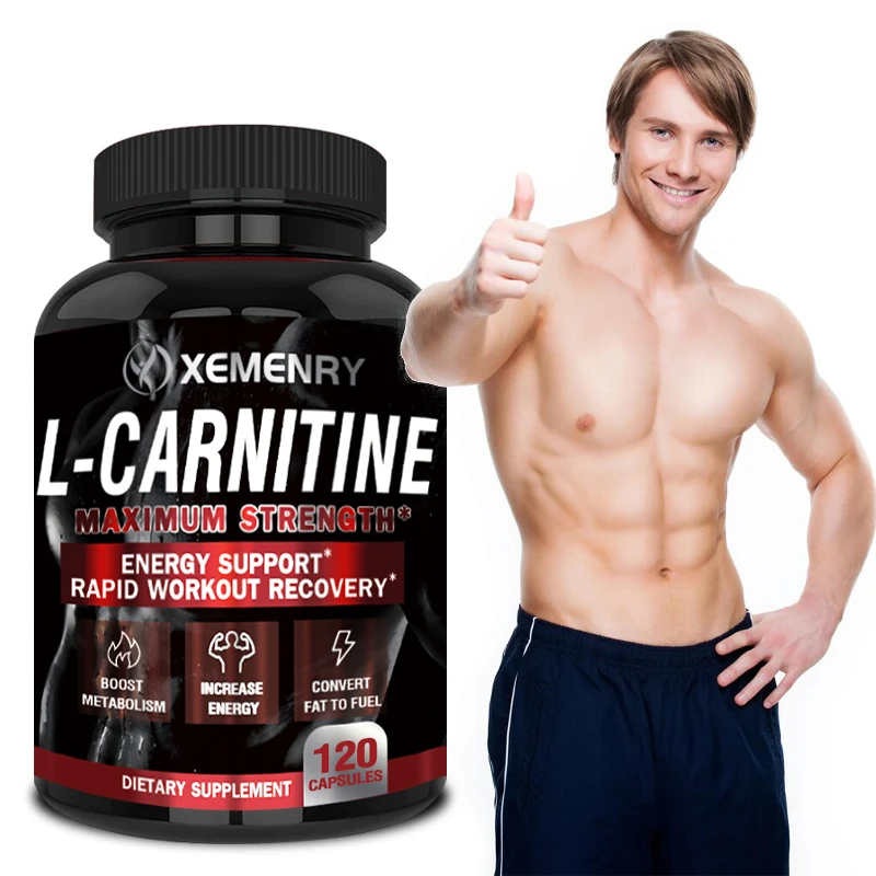 

Super Strong L-Carnitine - Supports Muscle Growth, Boosts Metabolism, Enhances Cellular Energy, Reduces Fatigue, Non-GMO