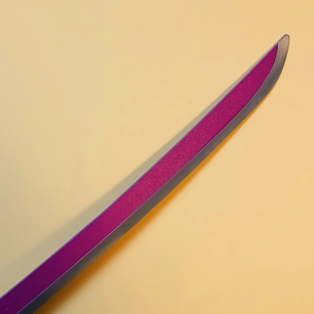 16인치 42cm 카타나 진짜 일본 카타나 사무라이 플라스틱 칼 닌자 검 애니메이션 코스프레 소품 닌자 칼 날카롭지 않은 장난감 선물