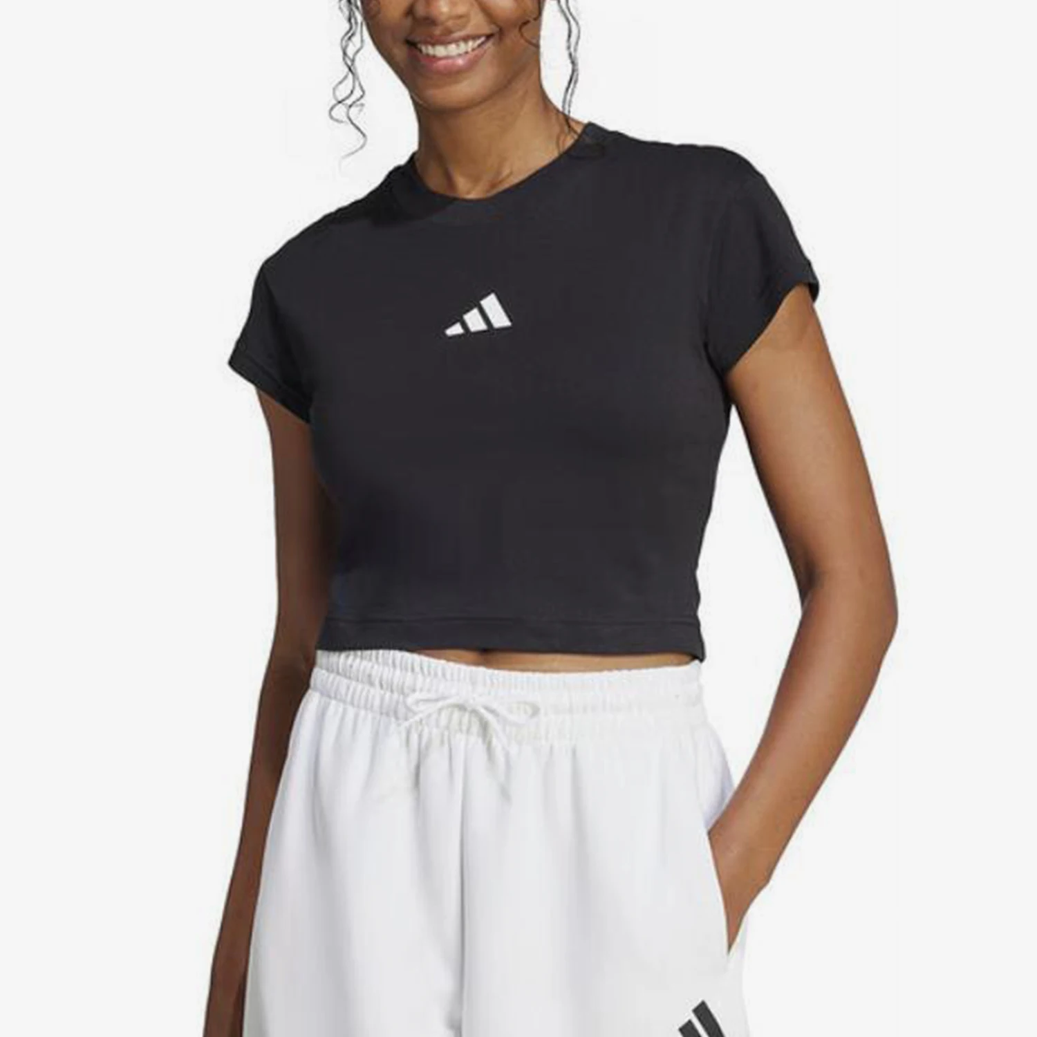 

Adidas genuine genuine Summer New Women's Casual Round Neck Short-Sleeve T-Shirt JE4000