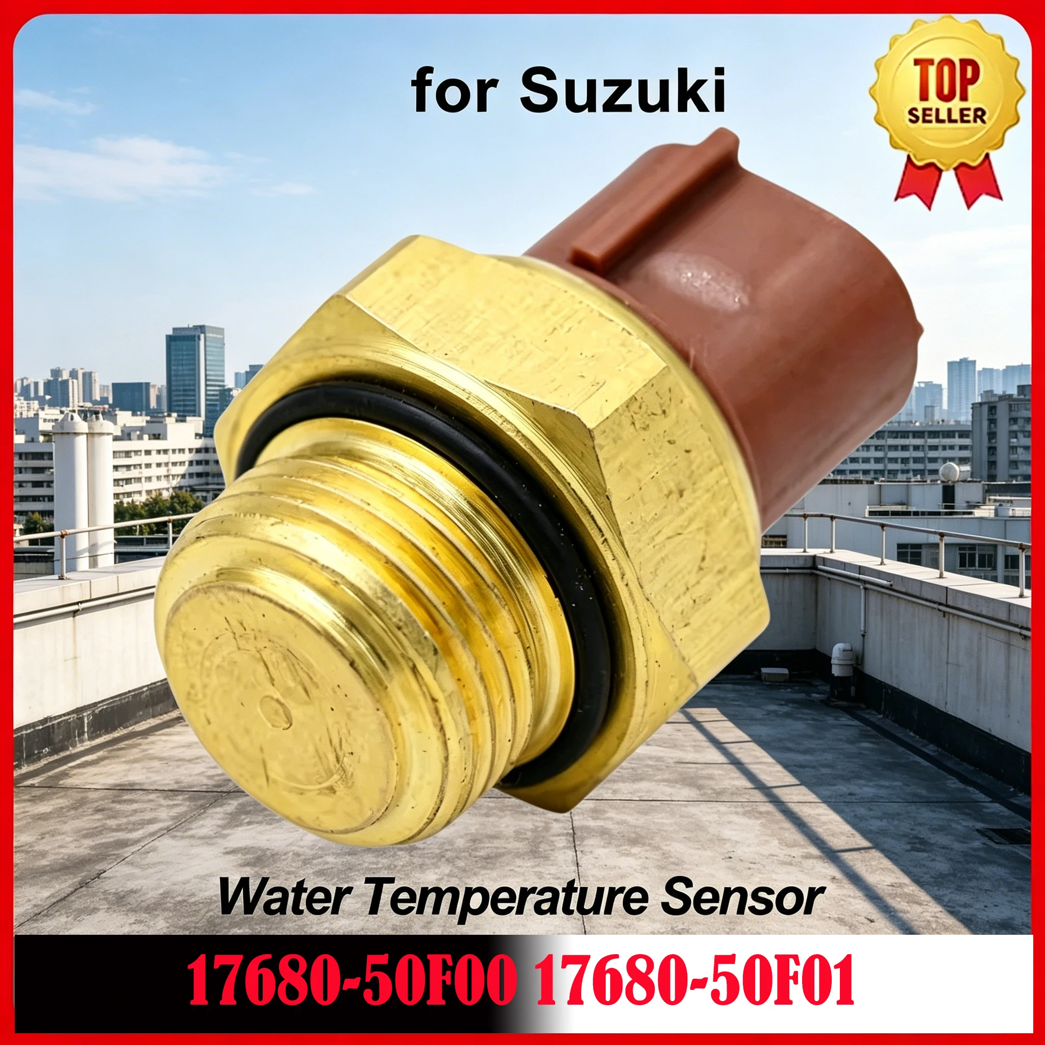 Radiator Fan Temperature Switch 17680-50F00 1768050F00 for Suzuki LTA500 LTA750 KingQuad 500 700 Water Temp Sensor 17680-50F01
