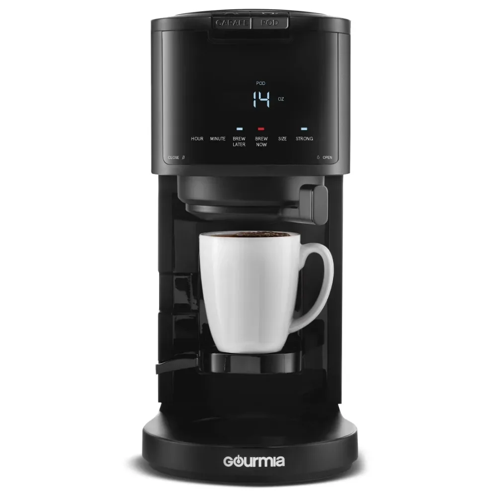 New coffe machine Single Serve + 12 Cup Drip Coffee Maker, Thermal Carafe