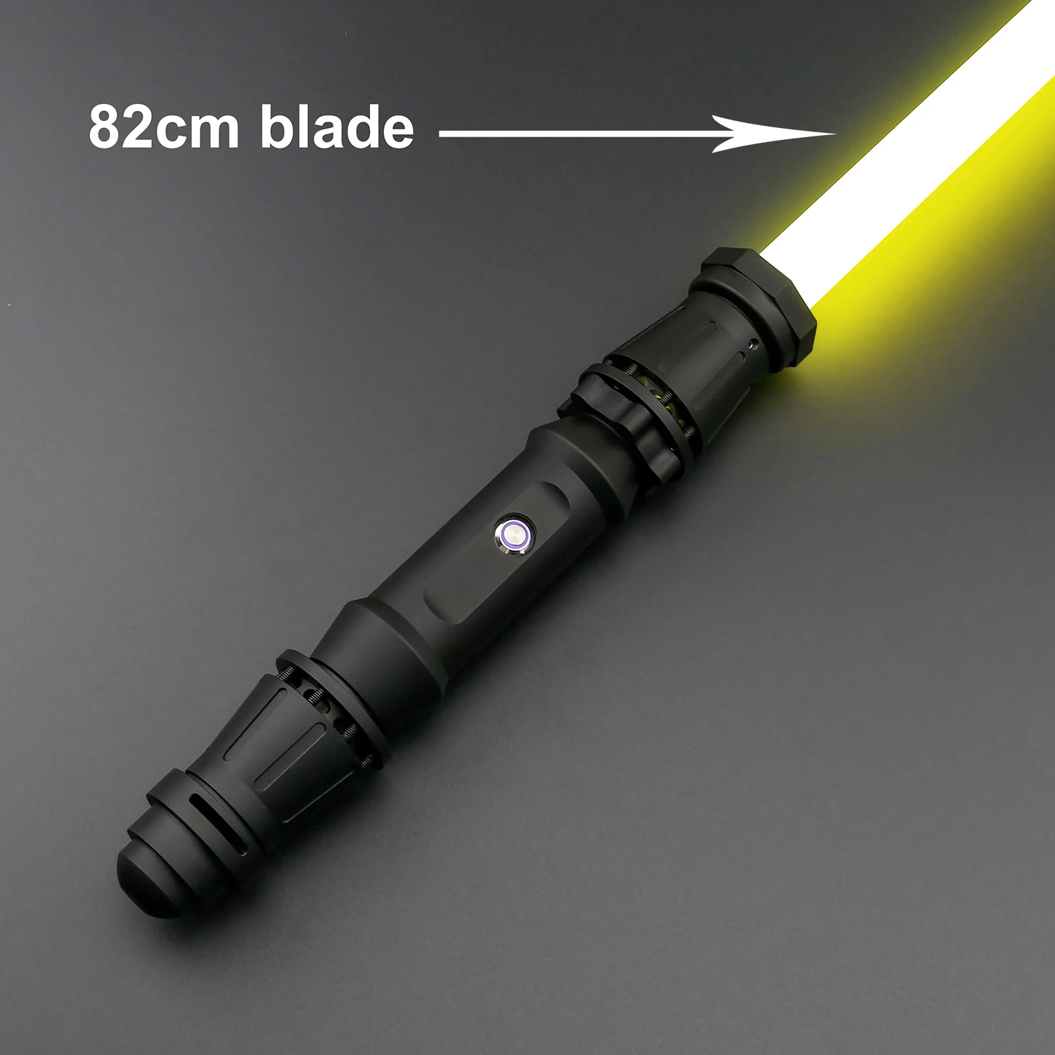 TXQSABER Rey Skywalker Lightsaber Jedi Force Neopixel Sword Yellow Blade Heavy Dueling Black Rey Special Edition Bluetooth FOC