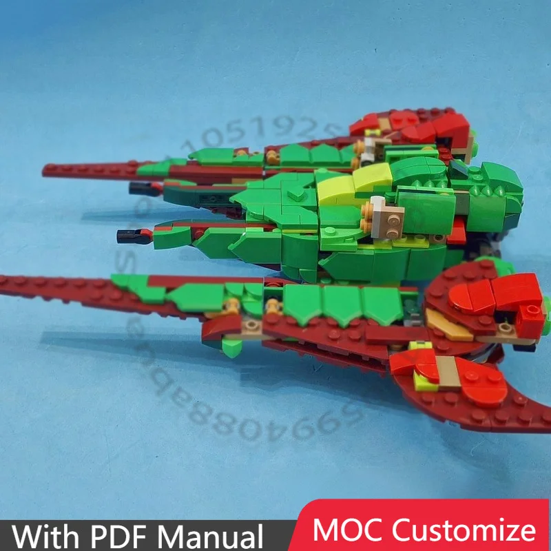 

431 деталь: Набор для сборки модульного конструктора Starfighter MOC, простая модель, технологичный дизайн, DIY, праздничный подарок