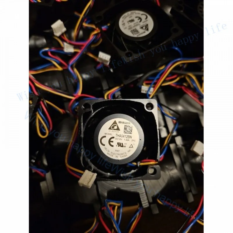 

LL 80 шт. для Delta Electronics THA0412BN, осевой вентилятор постоянного тока с шарикоподшипником, 12В 1.32А, 40X40X28мм