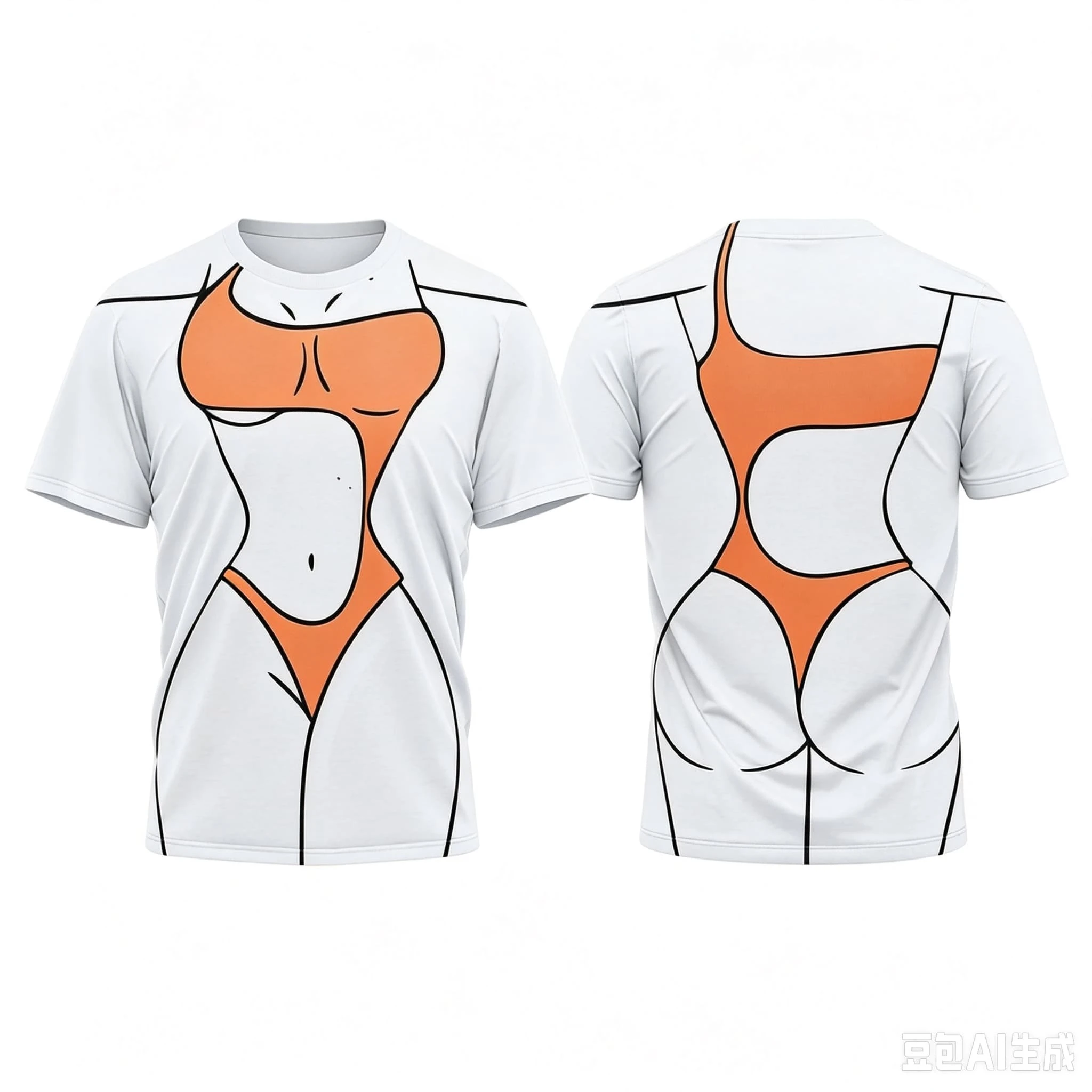 2026 Abstract Figure Visual Print Breathable Quick Drying Men's & Women's T‑Shirt Summer Sport Jersey Short Sleeve Apparel