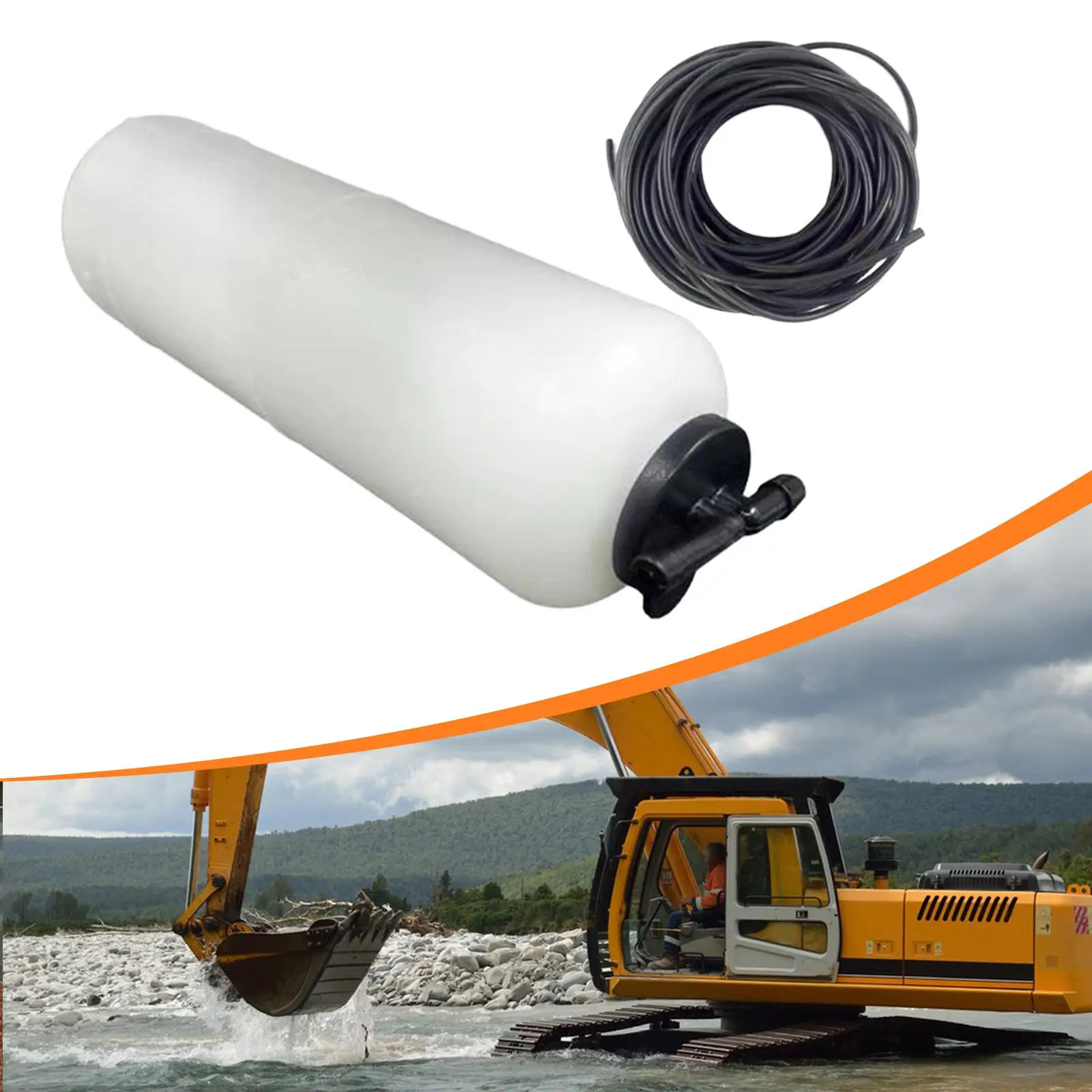 Overflow Tank PP Plastic Reserve Expansion Coolant Tank Excavator Parts Leakproof Efficient Cooling for Construction Machine Overflow Tank PP Plastic Reserve Expansion Coolant Tank Excavator Parts Leakproof Efficient Cooling for Construction Machine