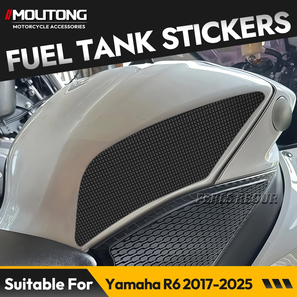 

Motorcycle sticker For Yamaha R6 2017-2025 Fuel tank protection pad Waterproof anti-slip and scratch-resistant