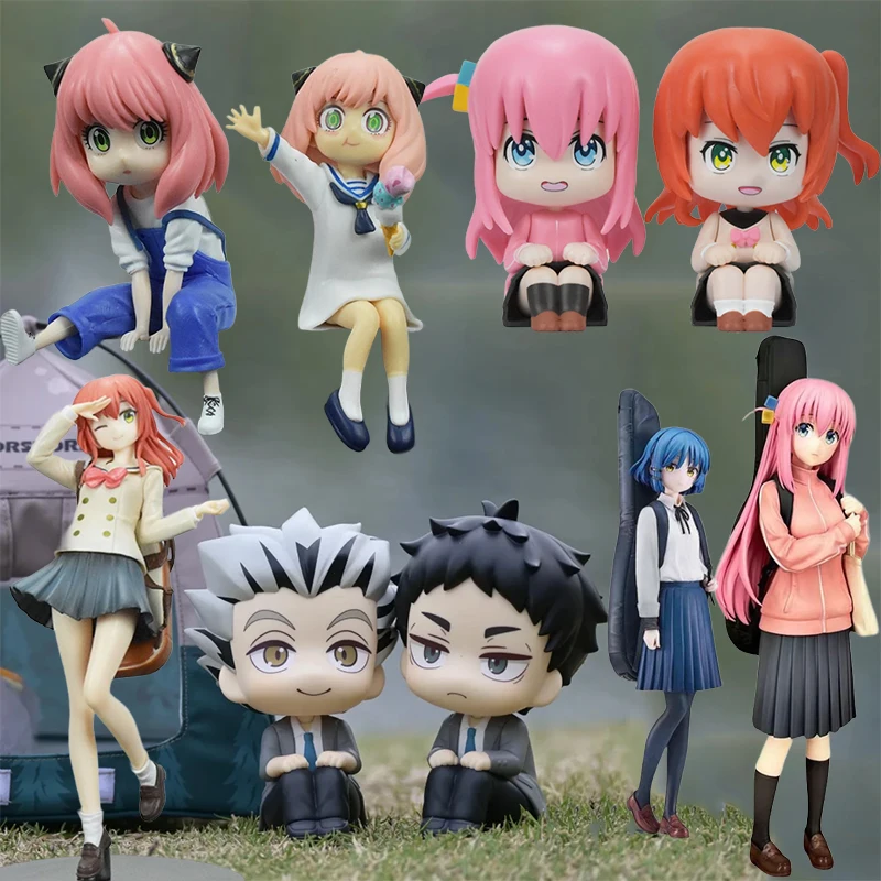 

Yamada Ryo Guitarist Girl Bocchi The Rock! Gotoh Hitori Figures Anya Model Haikyuu!! Akaashi Keiji Look Up Kotaro Bokuto Figure