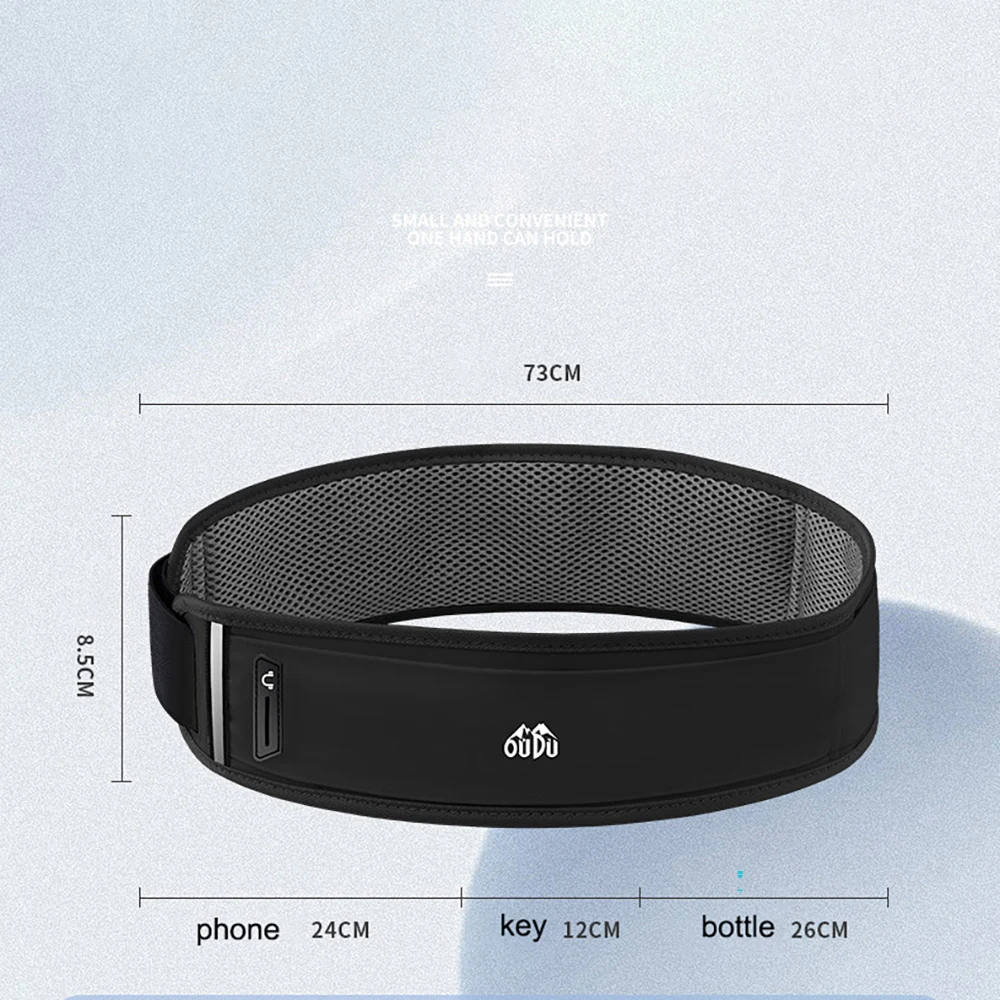 Running Belt Waist Bag with Water Bottle 330ml Women Sports Fanny Pack Men Phone Pouch Jogging Gym Bags Hydration Run