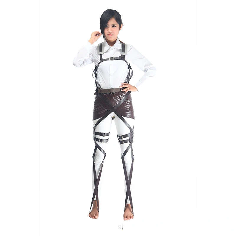 Anime Belt Set Cosplay Recon Corps Harness Hookshot Eren Levi Cosplay Costume Adjustable Suspenders Halloween Carnival Party