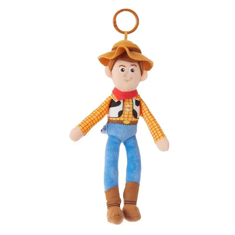 Porte-clés rempli de peluche Disney Woody pour fille, sac à dos avec fermeture éclair, corde suspendue, décoration pour Couple et garçon, pantalon, jouet de décoration, cadeau d'anniversaire