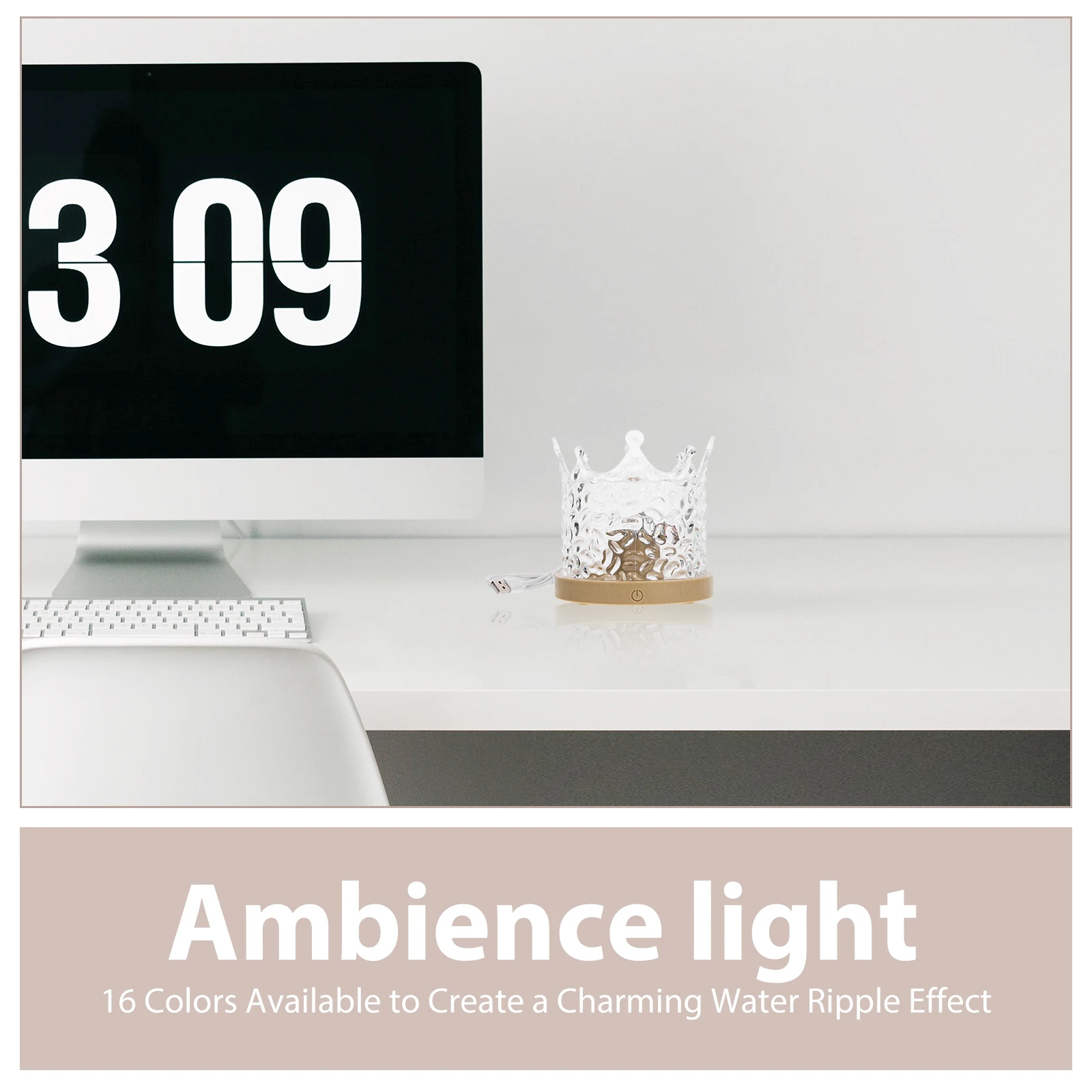 

Romantic Atmosphere Desktop Flame Night Light Bedside Table Led Mini Lamp For Bedroom Living Room s Room Hotel Modern Unique