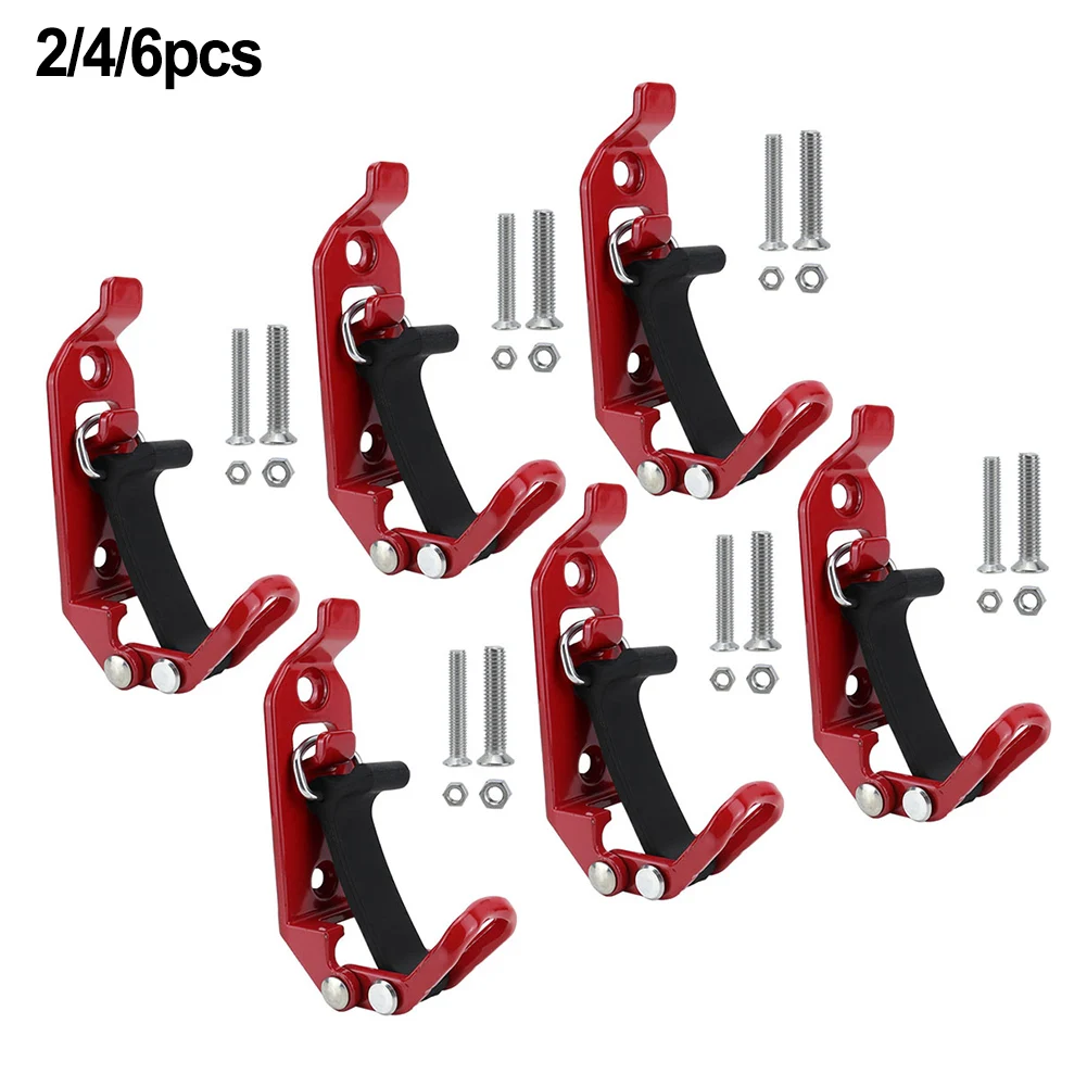 

2/4/6pcs Versatile Roof Rack Mount Kit Securely Hold Tools Wall Mounting Brackets Kit Tool Clip With Screws Roof Luggage Racks