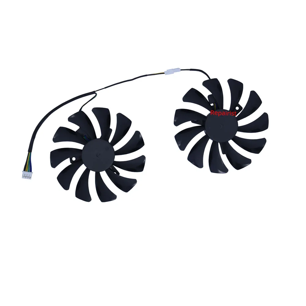 

2Pcs/Set,Video Cards Fan Cooler,XY-D09010SH,For SZSJKJ RX5500XT 8G Mining,For SZSJKJ RX 6600M 8GB ,For SZSJKJ RX 6600 rx6600 8GB