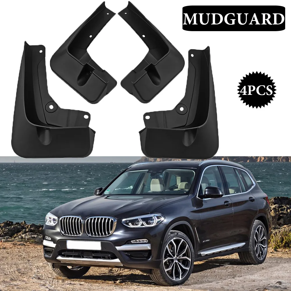 

4PCS For BMW X3 G01 2018 2019 2020 2021 2022 2023 2024 Mudflap Mudguard Fenders Splash Guards Front Rear Wheel Car-Stying