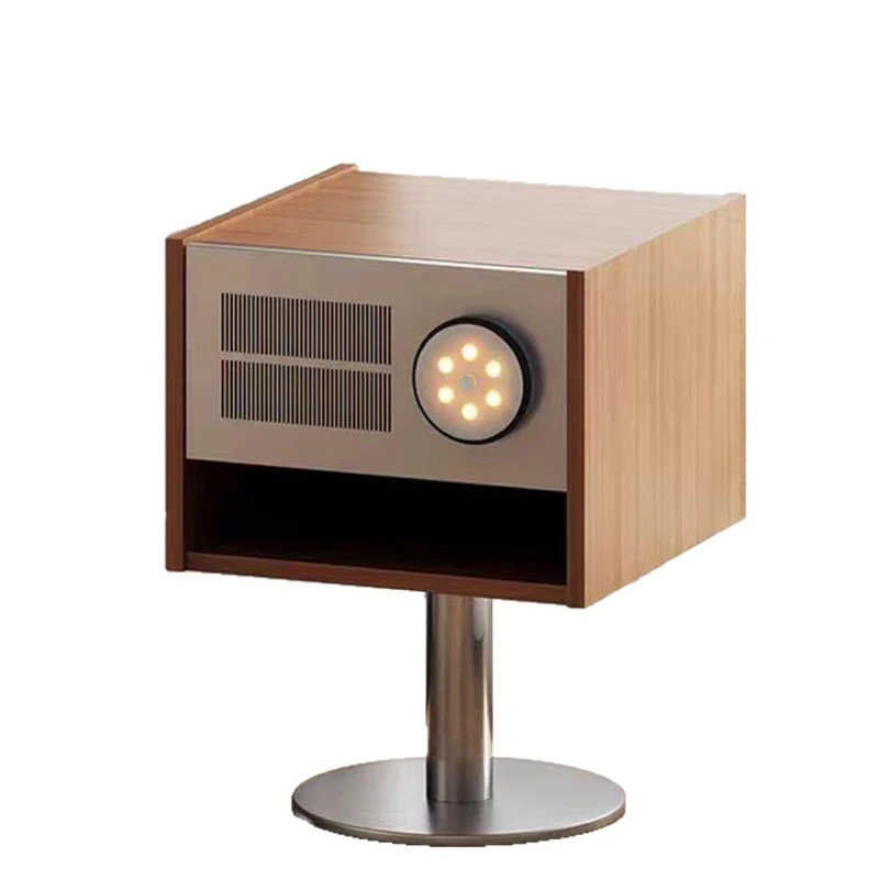 

Solid wood bedside table storage small bedside table