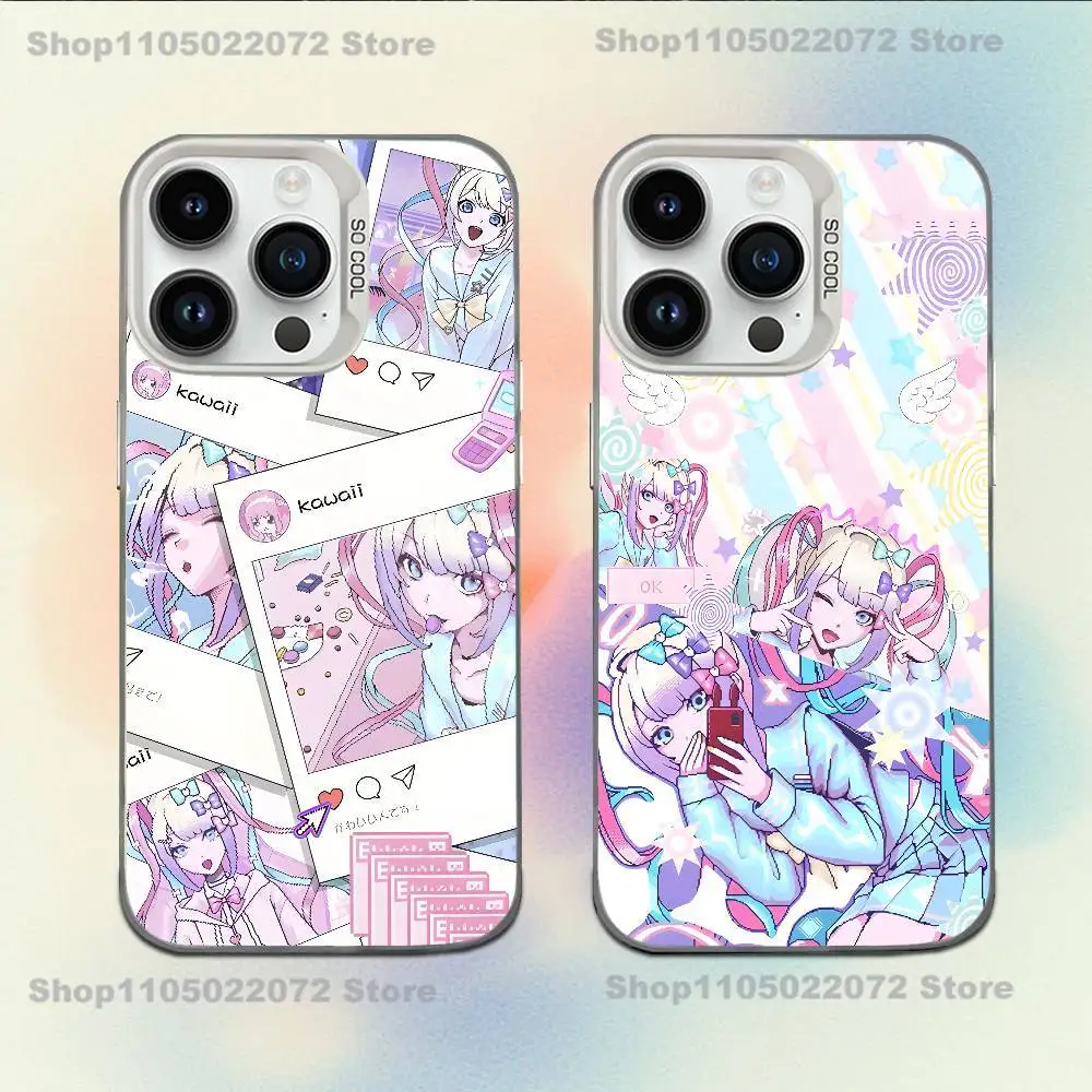 

N-NEEDY GIRL O-OVERDOSE Phone Case For iPhone 16,15,14,13,12,11,Mini,Pro,E,MAX White Candy Matte Shockproof Cover