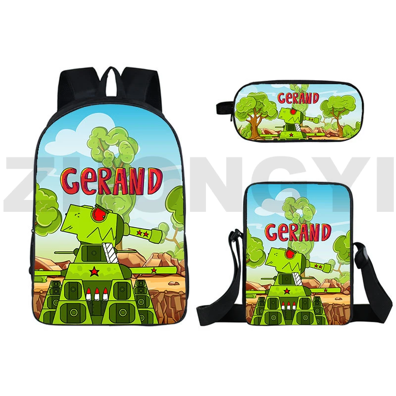 High Quality World of Tanks 3D Backpacks 16 Inch Large Capacity Student School Bags War Thunder Children Bookbag Women's Bag