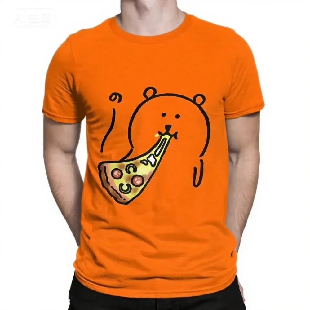 2025 Joke Bear T-Shirt Summer Cotton Leisure T-Shirts Male Cotton O Neck Top Tees Short Sleeves Awesome Men Tshirt