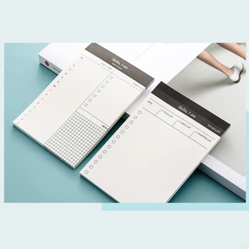 G8TA Small Notepbook Tearable 50 листов Unlied Daily Daily Planner Planner Блокноты Контрольный список написание Pad Memopad для