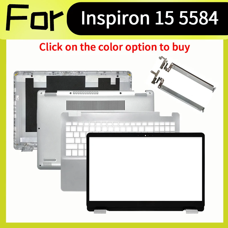 

Серебряный аксессуар для ноутбука 0GYCJR для Inspiron 15 5584 P85F, сменный чехол