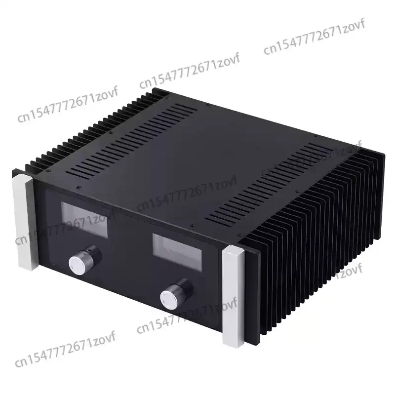 

430*350*148mm Power Amplifier Aluminum Enclosure Case Amplifier Chassis With Two Side Heat Sinks Diy Audio Amp Accessories