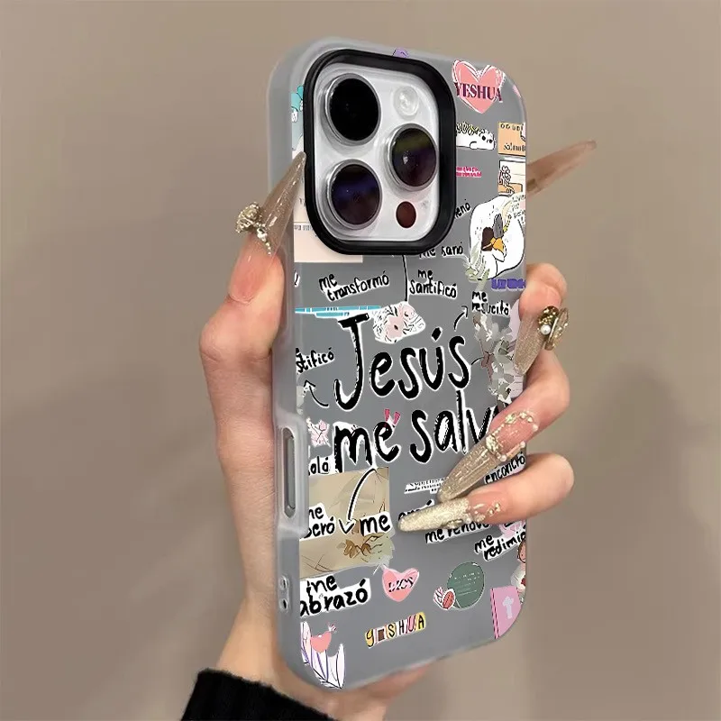 

Spanish Religious Theme Phone Case TPU Cover For Samsung Galaxy S25 Ultra 5G S24 FE S23 S22 S21 Plus A16 A26 A25 A24 A36 A56 A55