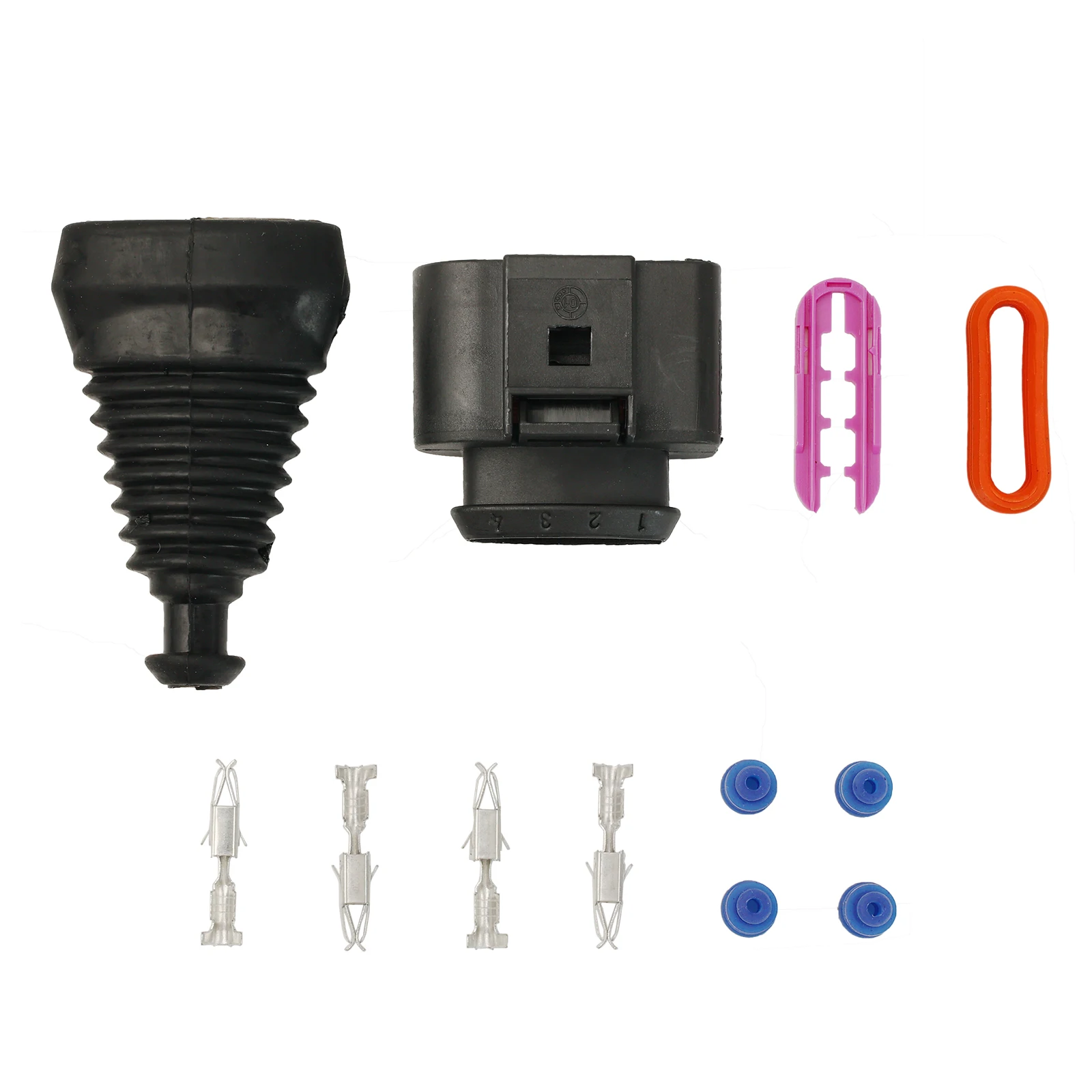 4x Ignition Coil Connector Repair Kit For VW Golf Jetta Passat Polo Sharan Touran Audi A4 A6 A8 2008-2016 1J0973724 1J0998724