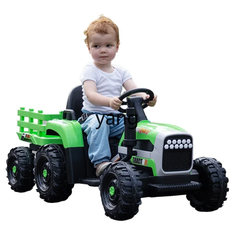 

CX Children's Tractor Four-Wheeled Electric Car Baby Child Toy Car Can Sit with Remote Control