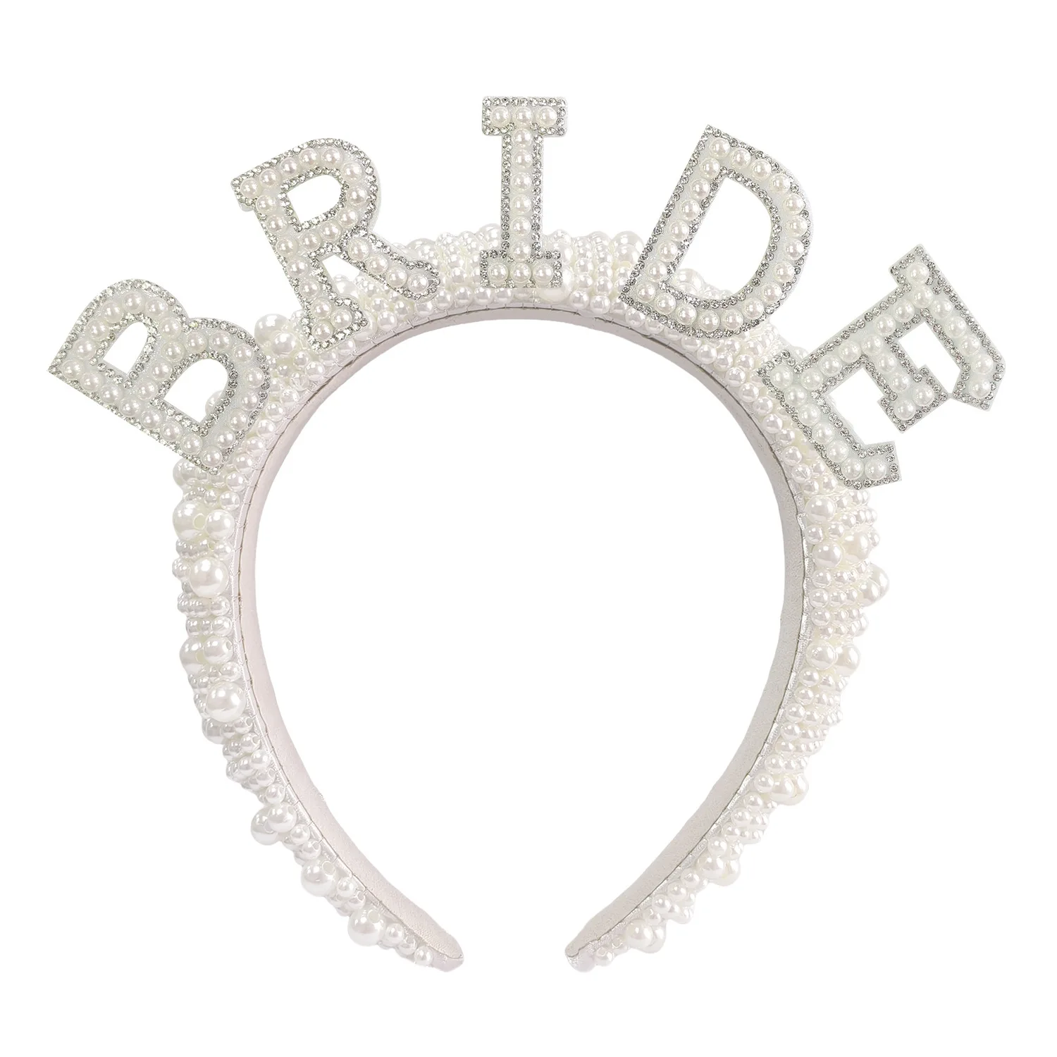 Wedding Headdress, Bride Pearl Headband, Headdress, Wedding Accessories, European and American Party Supplies image 4