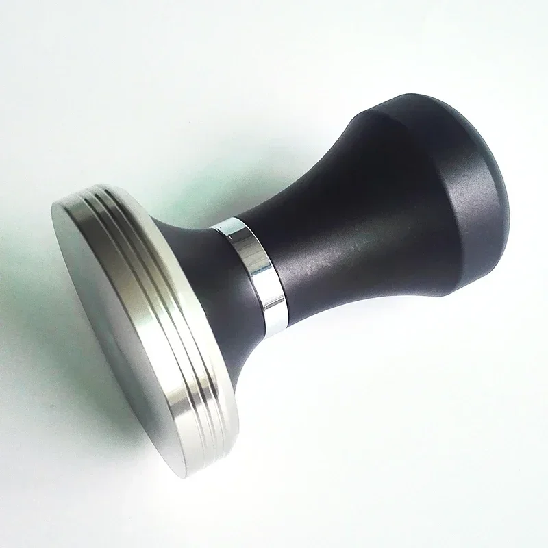 58/57.5mm  Stainless Steel Espresso Coffee Tampers Black Coffee Press Tools Flat Base Barista