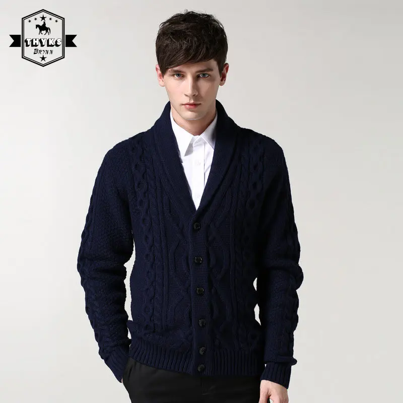 

Winter Thicken Cardigans Men's Harajuku Retro Fall Causal Korean Knitted Sweater Men Knitwears Couple New Coat Ropa Para Hombre