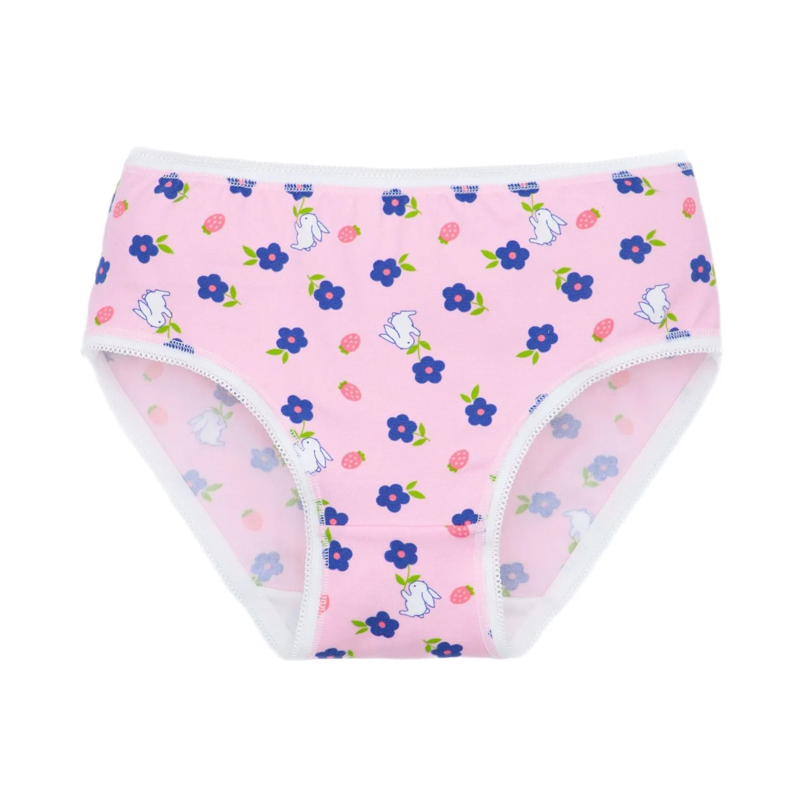 Cute lady cotton small floral underwear girl print mixed triangle girls pants small fresh