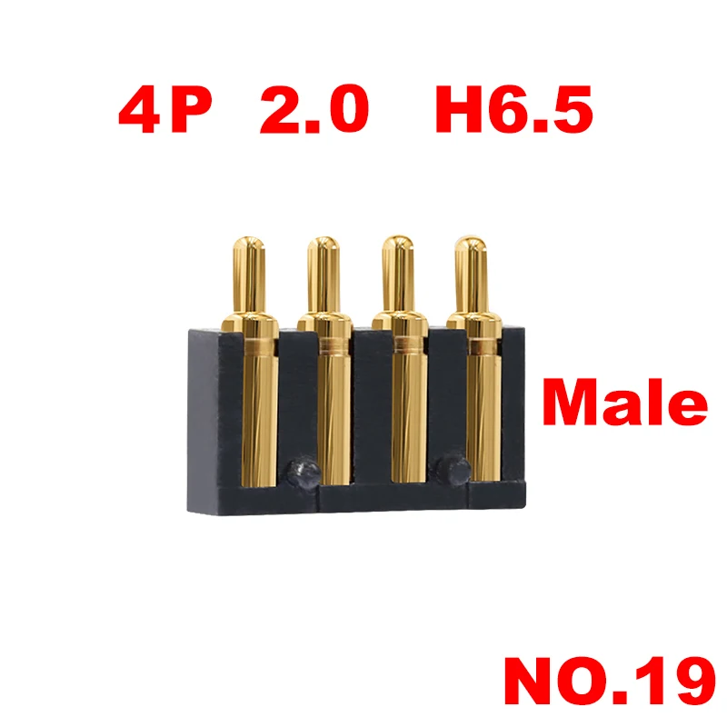 1 stücke 3p 4p 5p 2,54 h 5,5 6,0 7,0 4,0 5,7 feder belasteter Pogo-Pin-Stecker Seite Schweiß halterung smd Streifen kontakt smt Buchse männlich – Detail 5