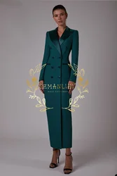 Giacca lunga da donna doppiopetto abiti da sposa Monther Of Bride Dress Ladies Prom Evening Guest abbigliamento formale Blazer su misura