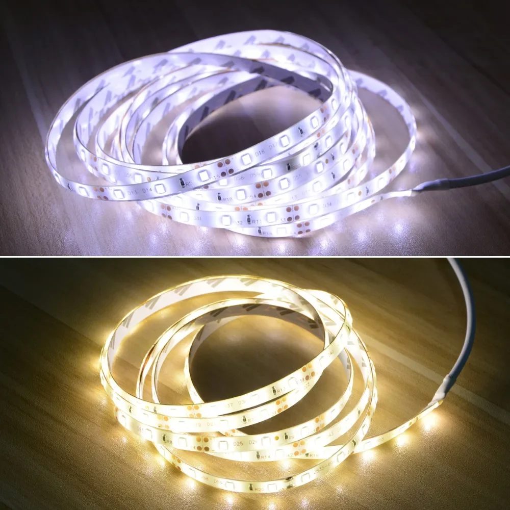 Smart PIR Motion Sensor Night light 12V LED lamp Strip adhesive Tape for home Stair Closet Kitchen Wardrobe luminaria 110V 220V