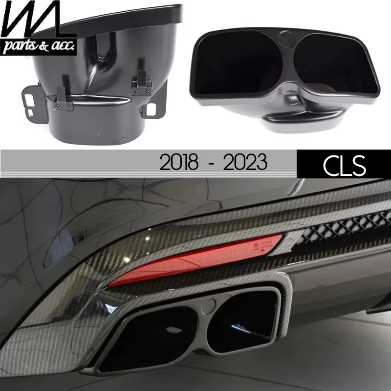 

W205 Exhaust, 304 Stainless Steel Matte Black Muffler for Mercedes E W213 A238 C238, S W222, GLE W166 C292, GLS X166
