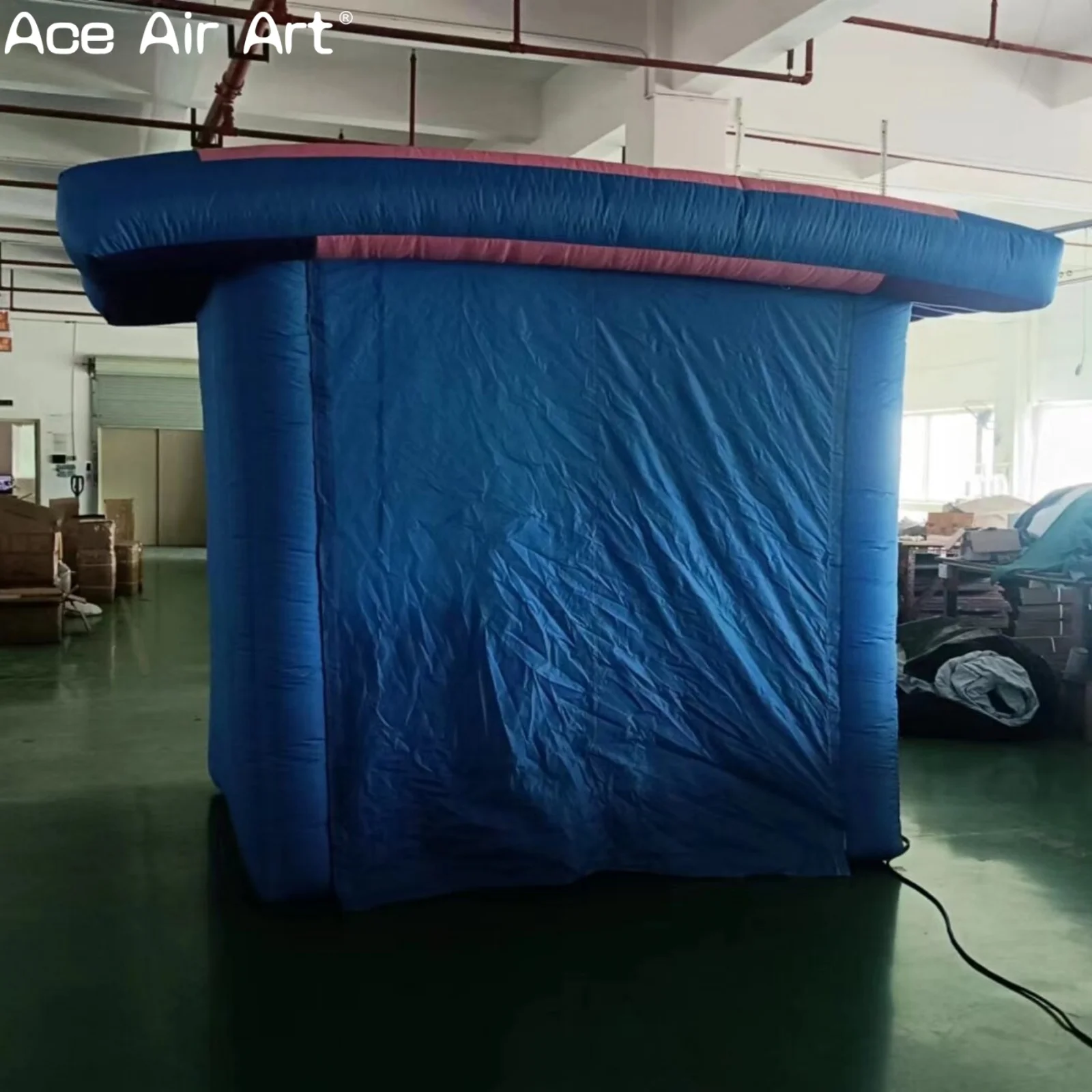 Custom Inflatable Advertising Booth Tent | Pop-Up Candy Stand Style Promotion Kiosk for Outdoor Events & Brand Marketing