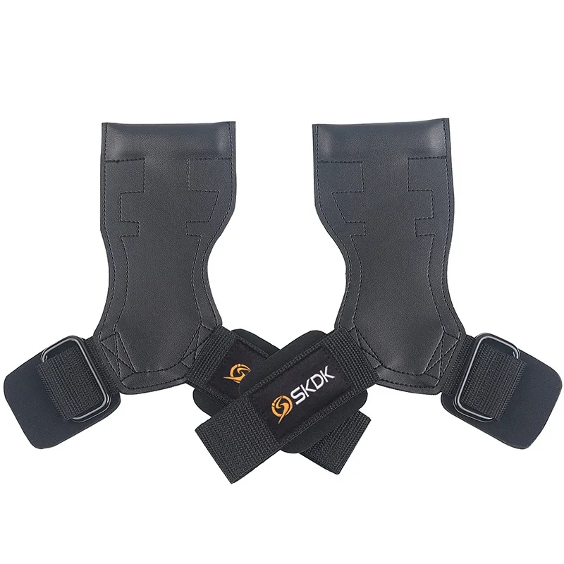 SKDK-Weight Lifting Grip Pads, Crossfit, Bodybuilding Palm Protector, Squat Gym Gloves, Fitness Equipment, Sports Training, PVC